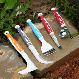 Atacado Popular 5PCS Colorido Aço Inoxidável Jardim Weeder Jardim Weeding Tool Set