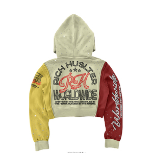 Comfortable Everyday Clothing with Personalized Logo and Custom Color Option Winter Men's Hooded Top and Shorts <b>Set</b> For Sale - Product Image 4