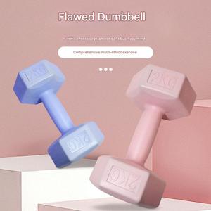 Lục giác PE + Xi măng quả tạ đầy cát hạng hai khiếm khuyết nhà unisex đào tạo sức mạnh cánh tay cơ bắp phụ nữ giảm béo bụng - Product Image 3