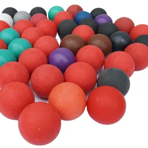 Wholesale High Quality Rubber Ball Wear-resistant Solid Silicone Ball Bouncy Ball For Vibrating Screen