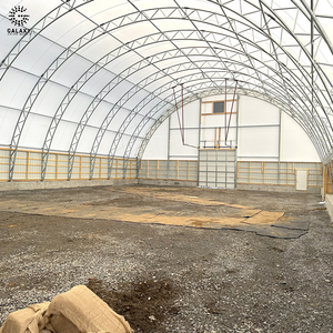 Dôme <span class=keywords><strong>de</strong></span> stockage <span class=keywords><strong>de</strong></span> sel en métal pré-fabriqué couvert arène entretien tente hangar bâtiments cerceau granges abri pour moutons <span class=keywords><strong>Garage</strong></span> économique - Product Image 3