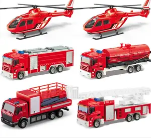 6 phù hợp với động cơ chữa cháy đồ chơi giá tốt Diecast Mô hình xe lửa xe tải Firetruck đồ chơi SHANTOU đồ chơi