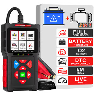 Jfind JF700 siêu phổ OBD2 máy quét xe lỗi mã đọc chuyên nghiệp pin <span class=keywords><strong>Tester</strong></span> 2 trong 1 công cụ chẩn đoán - Product Image 1