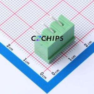 DB2ERC-5.0-3P-GN Plug-in Terminal Block P=5mm Connector Board-to-Board / Socket - Closed 1x3P 5mm Green - Product Image 2