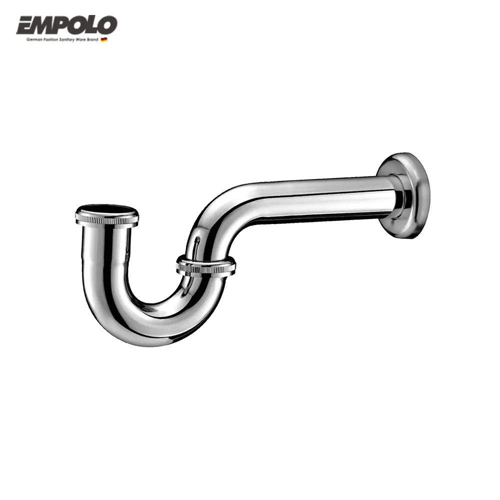 P-trap 1-1/4 Pop up Strainer Plumbing Fixture S Trap Strainer Bathroom Sink Strainer P Trap Brass Basins Chrome Plated 5 Years