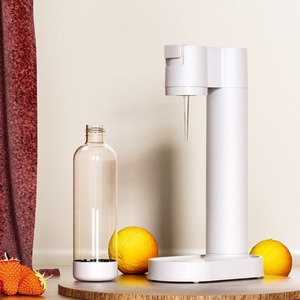 Machine à eau gazeuse 1L, électrique, boîtier en plastique, facile à utiliser, pour comptoir - Product Image 1