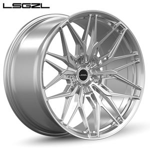 Geschmiedete Felgen für Mercedes 5x114.3 5x130 5x120 18 19 20 21 22 Zoll Carbonfaser mit Vollcarbon-Felgenbett für BMW Audi - Product Image 4