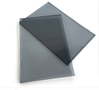 Verre trempé laminé teinté gris Euro, fabriqué en Chine, découpé sur mesure pour balustrade