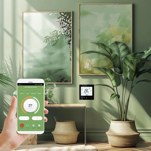 <span class=keywords><strong>Termostato</strong></span> Digitale WiFi Programmabile, Controllo Intelligente <span class=keywords><strong>per</strong></span> Condizionatori d'Aria, Display LCD, Interruttori di Controllo della Temperatura - Product Image 2