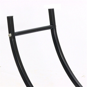 Support à bûches demi-rond <span class=keywords><strong>pour</strong></span> le stockage du <span class=keywords><strong>bois</strong></span>, support incurvé <span class=keywords><strong>pour</strong></span> le stockage du <span class=keywords><strong>bois</strong></span> d'extérieur et d'intérieur, support à bûches <span class=keywords><strong>pour</strong></span> cheminée - Product Image 4
