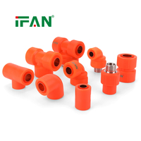 Raccords de plomberie PPR, connecteurs à insert en cuivre composite pour tuyaux PPR, directement de l'usine IFAN