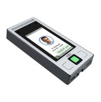 Sistema de asistencia de tiempo de oficina Terminal de reconocimiento facial biométrico de 4,3 pulgadas con función Nfc de contraseña de huella dactilar Rfid