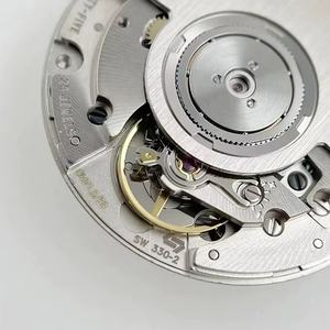 Mouvement automatique Sellita SW330-2 GMT double fuseau horaire, réserve de marche de 56 heures, 25 rubis, compatible avec ETA 2893-2, accessoires de montre - Product Image 1