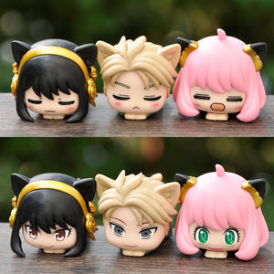 6 uds figura de acción SPY FAMILY personaje de Anime Twilight Anya Forger modelo conjunto juguetes lindo dibujos animados colección muñeca regalo para niños - Product Image 1