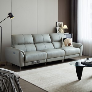 Ensemble de meubles de salon en gros : Fauteuils inclinables électriques intelligents 8821c en cuir - Product Image 5