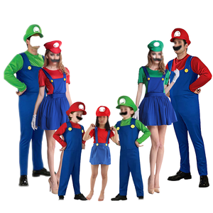 Disfraces de Halloween, Divertidos Disfraces de Anime para Carnaval, Actuaciones Escénicas, Disfraces de Luigi para Niños, Vestidos de Poliéster - Product Image 1