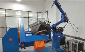 Posicionador inverso de inclinación resistente de doble eje tipo L automático para soldadura Industrial de varios robots ABB KUKA FANUC YASKAWA - Product Image 5