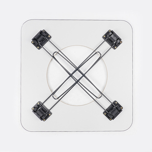 Moderno Premium della fabbrica cinese Barbecue a carbone pieghevole tavolo quadrato in legno con camino in ferro - Product Image 5