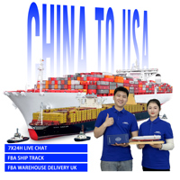 Transit maritime de conteneurs Chine-Royaume-Uni LCL FCL DDP Fret maritime porte-à-porte FBA 3PL Fret sur palette Entrepôt DDP DDU Expédition