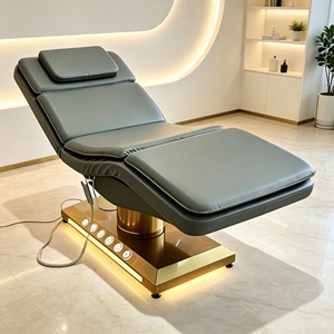 3-Motor Electric Beauty Bed <b>Height</b> <b>Adjustable</b> Modern Salon Massage <b>Table</b> Memory Foam Aesthetic Bed PU for Medical Spa - Product Image 3