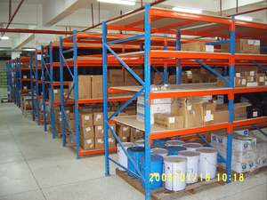 Étagère de <span class=keywords><strong>rack</strong></span> réglable en acier de 50mm pour le stockage en entrepôt, empilables, étagères et rayonnages à palettes - Product Image 5