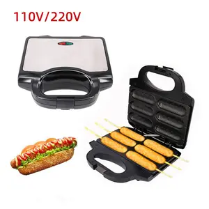 Breakfast Makers Hot Dog BBQ Sausage Ham Grilling Machine With Fryer For Quick And Easy Meals