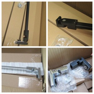 Trous fraisés pince de fixation écran de <span class=keywords><strong>douche</strong></span> <span class=keywords><strong>barre</strong></span> de support <span class=keywords><strong>barre</strong></span> de stabilisateur de porte de <span class=keywords><strong>douche</strong></span> - Product Image 2