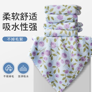 Kitchen Printed Dishcloth 30x30cm Absorbent Lint Free For Pots And Pans Cleaning <b>Towel</b> Household Use - Product Image 1