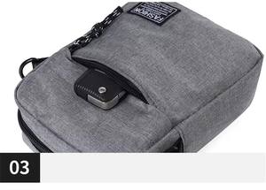 Elegante Bolso Bandolera Grande, Bolso Lateral Impermeable Personalizado para Chicos, Bolso de Hombro Único de Diseño Cruzado para Hombres - Product Image 5