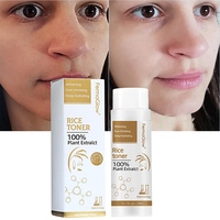 Tonique Visage au Riz Éclaircissant et Unifiant au Niacinamide Fermenté, Arbutine et Acide Kojique – Correcteur de Taches Brunes et Réducteur de Pores