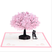 3D Pop-up trouwkaart lasergesneden handgemaakt liefdesboom paar kaart voor jubileum Valentijn romantische geschenken groothandel