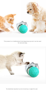 <b>Interactive</b> Pet Puzzle Feeder Rolling Treat Dispenser Slow Feeding <b>Toy</b> for Dogs and <b>Cats</b> - Product Image 3