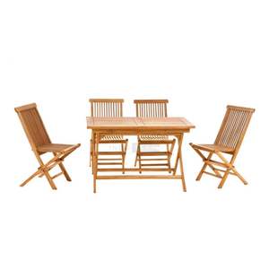 Lumina Lightweight <b>Folding</b> <b>Chair</b>-Modern Teak <b>Wood</b> Design for Outdoor Spaces & Parks Comfortable and Durable - Product Image 3
