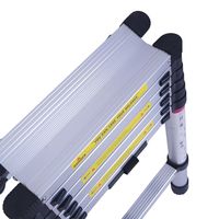 Échelle télescopique pliable en alliage d'aluminium 5,8+5,8 m, capacité de charge 150 kg, design moderne