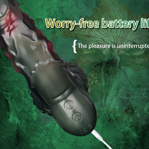 Vibrador de Silicona de Fantasía al por Mayor, Estimulador de Punto G para Orgasmos Femeninos, 10 Modos, Carga USB, Vibración Anal, Artículos Sexuales para Adultos 18+ - Product Image 5