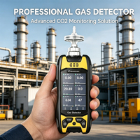 Détecteur de gaz de dioxyde de carbone portable, moniteur de gaz de sécurité minière, détecteur de gaz de tunnel, portable avec pompe CO2 pour mine souterraine