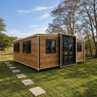 Casa Contenedor Expandible para Granja, Estructura de Acero Prefabricada, Villa Exterior, Edificio para Jardín, Diseño Personalizado