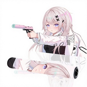 Tigerwings XXL Cartoon Krasbestendige Gaming Muismat CSGO Machine Gun Design Anti-Slip Rubberen Basis - Product Image 3