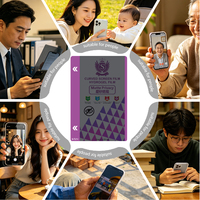 Película Protectora de Pantalla para Teléfono Móvil, TPU Mate, Privacidad, 180*120mm, 4 Capas, OEM, Impermeable, Hidrogel, para Máquina de Corte Plotter