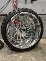 Jantes forgées ForgeX 22*14 24x14 26x14 26x16 pour camions, 8x170 8x180, à profil profond, polies, pour F250 F350 RAM 2500 Silverado 2500HD