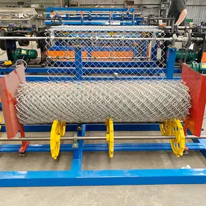China supplier wire mesh making machine chain link fence making machine in metal & metallurgy machinery