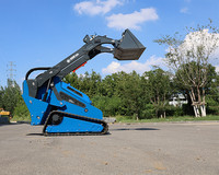 Chargeuse compacte sur chenilles Rippa Rs06 Pro Mini diesel, engin de terrassement, machine forestière 4x4, conforme EPA Euro 5