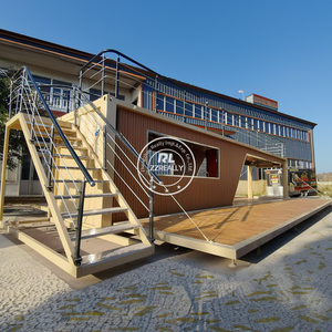 2025 nuevo diseño profesional barato 2 pisos envío Seaside Container House casas prefabricadas de lujo edificio para Villa Hotel <span class=keywords><strong>Restau</strong></span> - Product Image 3