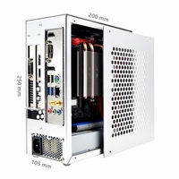 Hot S3 mini-itx aluminium Mid Tower PC Gaming Chassis 5-Litre Compact A4 Case untuk kecil RTX3060/13600 dukungan dalam stok