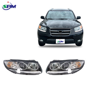 مصباح أمامي أبيض SPM لسيارة هيونداي سانتافي 2007-2012 أصلي OEM يسار 92101-<span class=keywords><strong>2B020</strong></span> يمين <span class=keywords><strong>92102</strong></span>-<span class=keywords><strong>2B020</strong></span> - Product Image 1