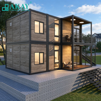 Maison modulaire préfabriquée isolée, abordable, facile à assembler et amovible AKAY, maisons amovibles pour villas et maisons d'hôtes