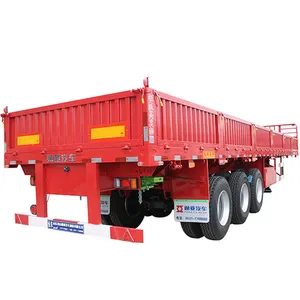 China supplier TONGYA side loader cargo truck trailer