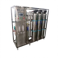 Système de purification d'eau électrique entièrement automatique 5 étapes 1000 LPH en acier inoxydable, contrôlé par application, équipement de filtration RO de haute qualité