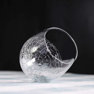 Vente en gros de tasses en verre pour mariage ensemble de verres à vin décoratifs en cristal coloré style craquelé flûtes à <span class=keywords><strong>champagne</strong></span> - Product Image 6