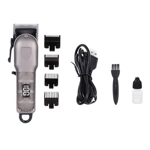 Mayorista Inteligente Pantalla Digital Recargable Cortadora <span class=keywords><strong>de</strong></span> Pelo Eléctrica Multifuncional Cortadora <span class=keywords><strong>de</strong></span> Pelo para Cortadora USB - Product Image 6